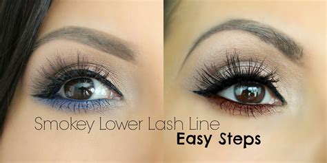 Smokey Lower Lash Line How To Easy Steps Smokey Eye Makeup