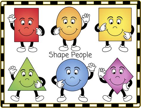 2d Shapes Clip Art Clip Art Shapes Character Clip Art