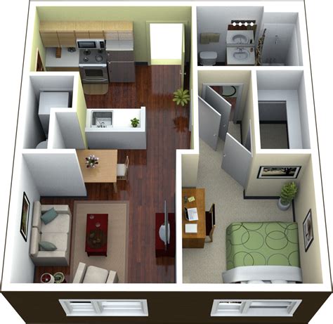 Planning Studio Apartment Floor Plans Ideas 4 Homes