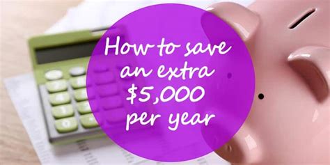 Money Saving Tips How To Save An Extra 5000 Per Year The Mostly