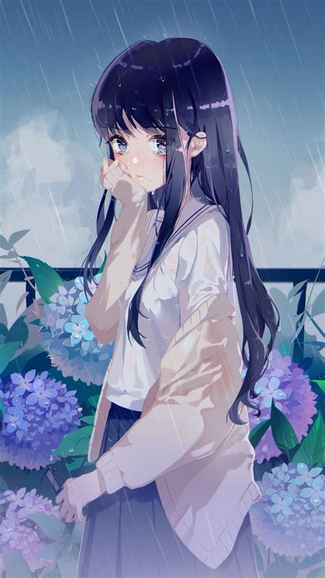 Girl Anime Crying Wallpapers Wallpaper Cave