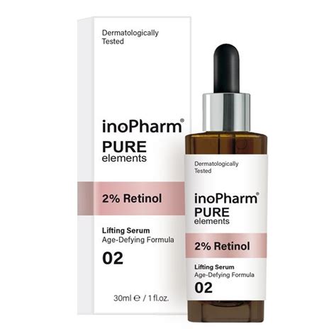 Inopharm Pure Elements Серум за лице с 2 ретинол X30 мл