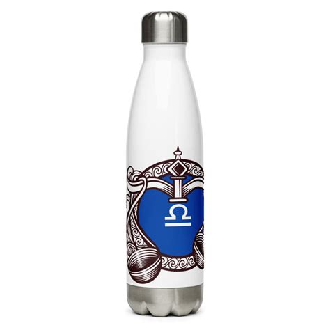 Libra Zodiac Stainless Steel Water Bottle Etsy