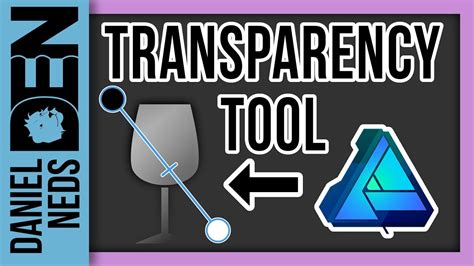 How To Use The Transparency Tool In Affinity Designer Youtube