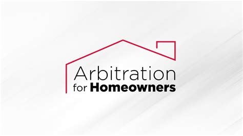 Arbitration For Homeowners Youtube