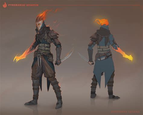Artstation Pyro Dzhovanna Sallama Fantasy Character Design