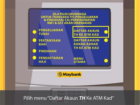 Anda perlu pergi ke mesin atm. Cara Hubungkan Akaun Tabung Haji Dengan Kad ATM Maybank ...