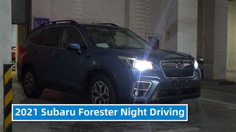2021 Subaru Forester 20i Eyesight Pov Night Driving Youtube