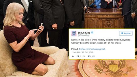Twitter Reacts To Kellyanne Conway Couch Photo Youtube