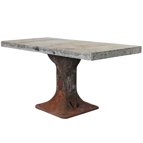 Check spelling or type a new query. French Blue Stone Top Industrial Outdoor Console Table at ...