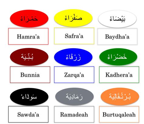 Arabic Colors