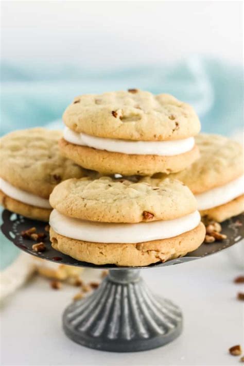 Pecan Cookies With Cream Cheese Filling Simply Stacie
