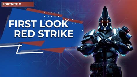 Se Desvela Nuevo Starter Pack Red Strike Para Fortnite Battle Royale