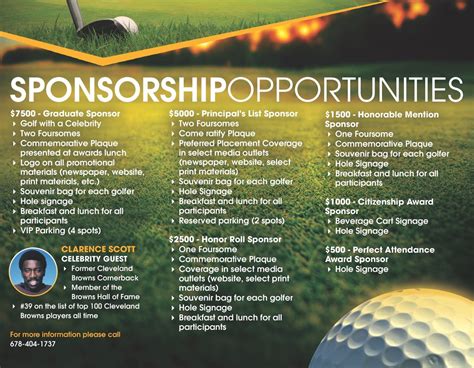 Sponsorships Tee Up Fore Kids