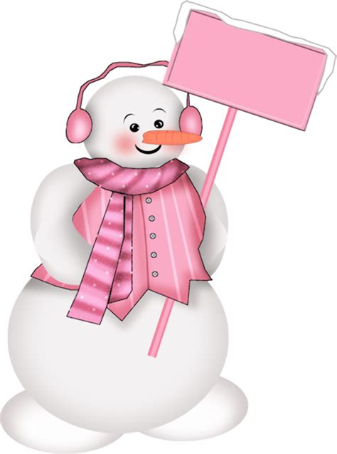 Download High Quality Snowman Clipart Pink Transparent Png Images Art