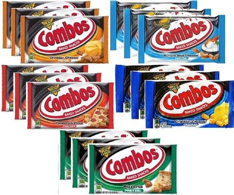 Buy Combos Baked Snacks Pretzel And Cracker Variety Pack 17 Ounce Bags