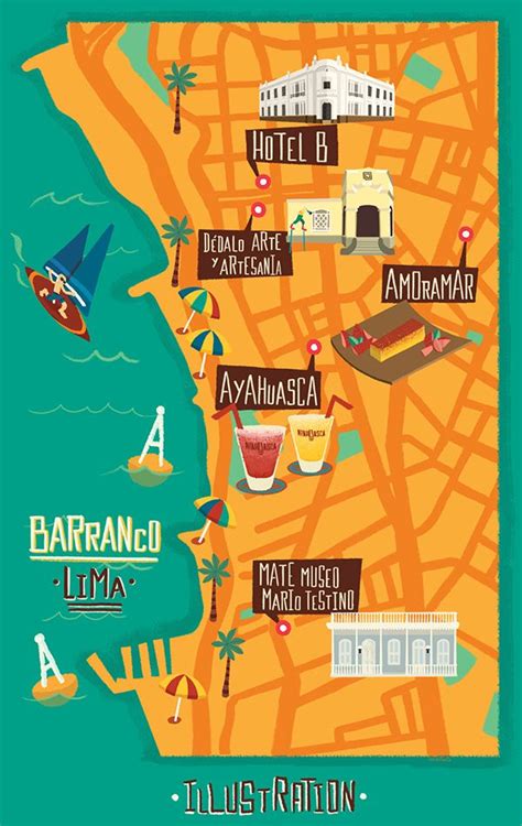Map Of Barranco Lima Raul Gozalez Rulascalaca Peru Travel Travel