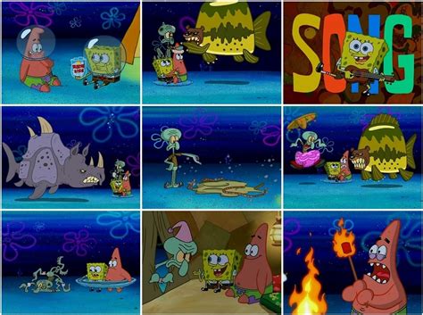 Spongebob The Camping Episode Scenes In Order Quiz By Moai