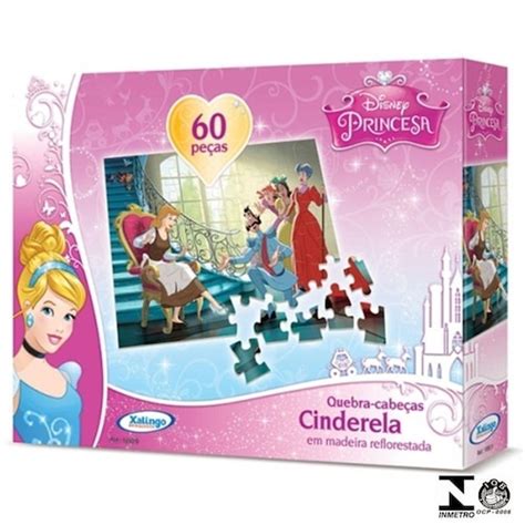 Quebra Cabeças Cinderela Disney 60 Peças 18909 Black Friday