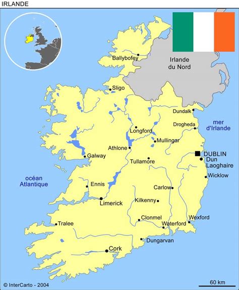Carte Irlande And Plan