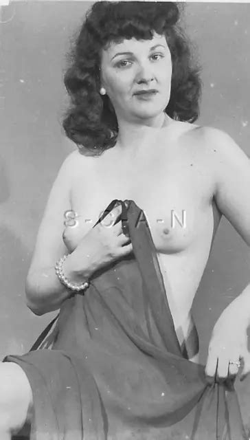 Original S S Nude Real Photo Exotic Belly Dancer Dark Hair