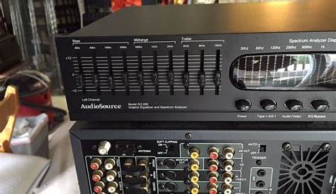 audiosource eq 100 stereo graphic equalizer