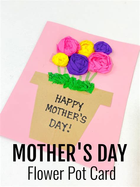 Mothers Day Flower Pot Card Creative Cynchronicity
