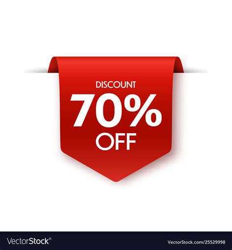 Offer Tag Discount Label Royalty Free Vector Image