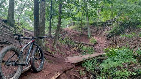 Rutgers Ecological Preserve Mountain Bike Trail In Piscataway New