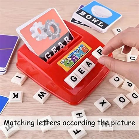 Matching Letter Game Spelling Reading English Alphabet Temu