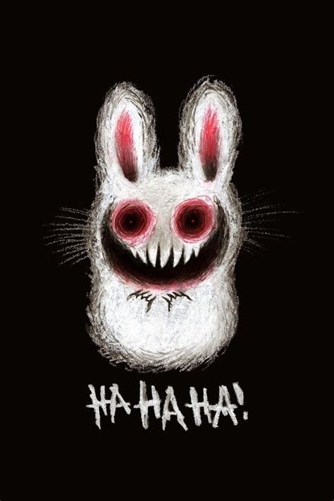 Evil Bunny Cute Monsters Drawings Scary Art Bunny Art