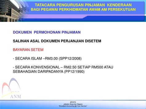 Menteri desa, pembangunan daerah tertinggal, dan transmigrasi republik indonesia. PPT - TATACARA PENGURUSAN PINJAMAN KENDERAAN BAGI ANGGOTA ...
