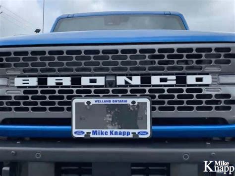 Yes, This Is Really the Ford Bronco's Front License Plate Mount ...