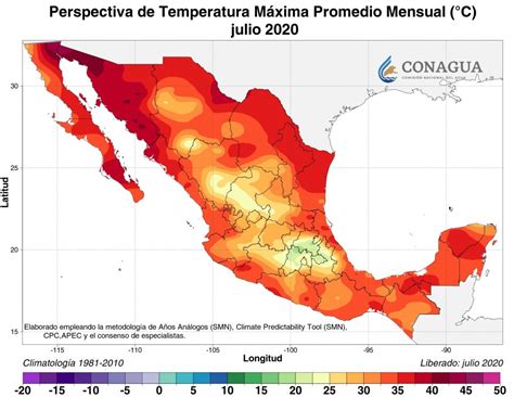 Cómo será el clima en México este verano Clima com