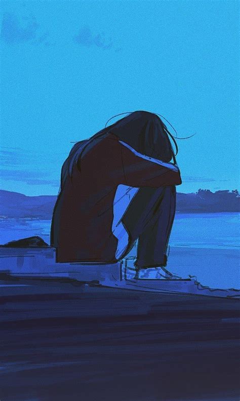 Wallpaper Anime Gadis Sedih Gambar Sedih Gadis Animasi