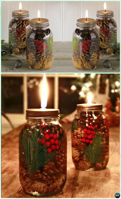 diyhowto diy christmas mason jar lights craft ideas  diybunker