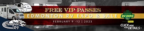 Get Free Vip Passes To The Edmonton Rv Expo And Sale Heres How