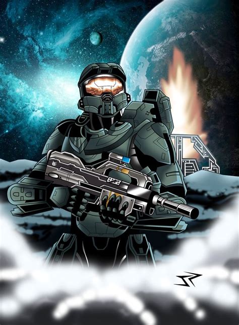 Halo Master Chief Games Art Pinterest Halo
