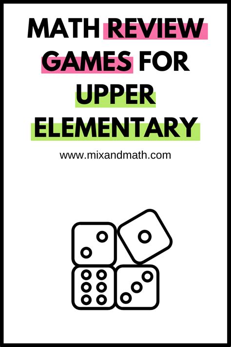Math Review Games For Upper Elementary Math Review Game Upper