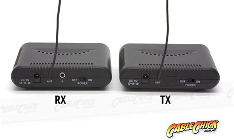The splitting of the output signal is easily accomplished with standard cable tv splinters. IR Remote Control Extender Kit over RF