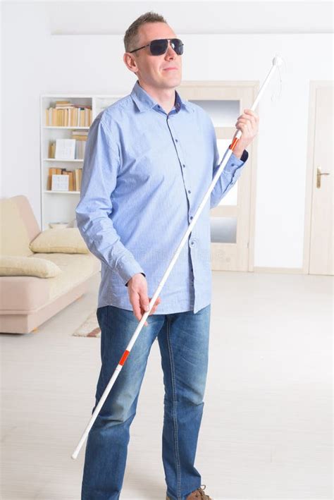Blind Man Stock Photo Image Of Visionless Care Home 52742358