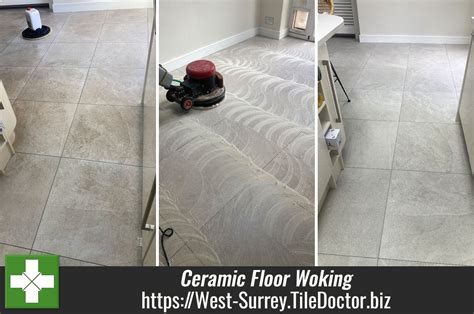 Deep Cleaning Ceramic Tile And Grout With Tile Doctor Pro Clean In