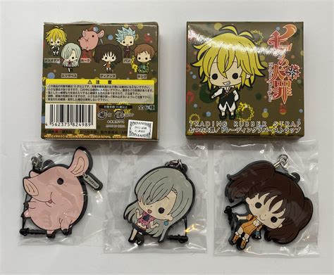 Nanatsu No Taizai Tiny Rubber Straps Collection · Ellis Anime Store