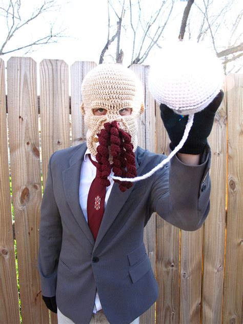 Doctor Who Ood Mask I Must Have This Crochet Rings Crochet Hooks