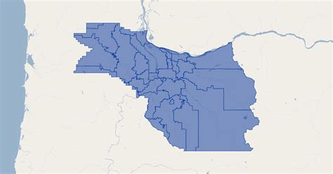 Multnomah County Oregon School Districts Gis Map Data Multnomah
