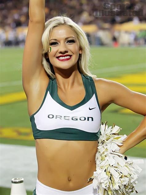 Stephanie Oregon Cheerleader Sports Pinterest