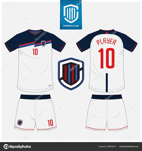 Soccer Jersey Football Kit Mockup Template Design Sport Club Football