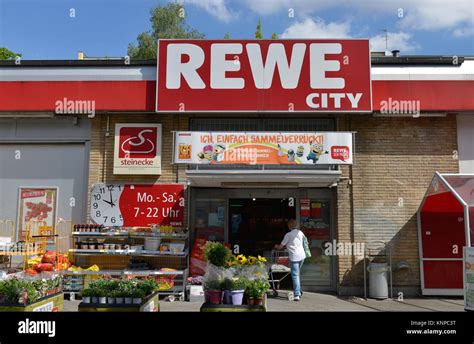 Rewe Market Bavarians Ring Temple Court Berlin Germany Use Only