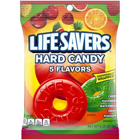 Life Savers 5 Flavors Hard Candy Individually Wrapped 625 Oz Bag