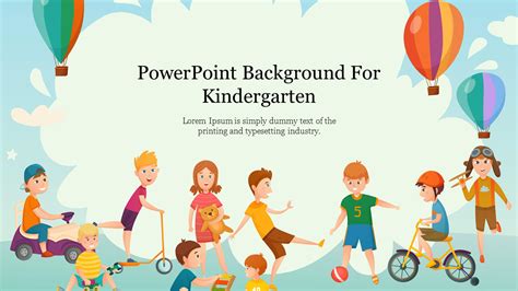 Cute 888 Kindergarten Powerpoint Background High Quality Images